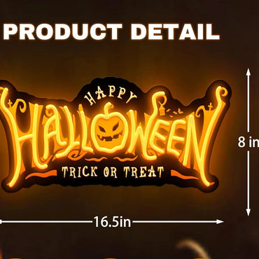 Wall Decorations, Halloween Pumpkin Neon Signs, Bedrooms with Hooks, Children's Rooms, Living Rooms, Bars, Parties, Halloween Decorations
