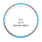 Adjustable 7/8/9-Section Detachable Hula Hoop – Pilates Yoga Waist Slimming Massage Fitness Hoop (68/80/88 cm | 26.8/31.5/34.6 in)