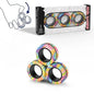 Magnetic Spinner Rings Fidget Toy Set – 3PCS Anti-Stress Magnetic Rings for Anxiety Relief and Focus