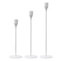 3-Piece Metal Candle Holder Set – European Modern Tabletop Candlesticks for Wedding, Party & Home Decor (24/29/34 cm | 9.4/11.4/13.4 in)