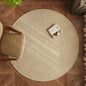 VIKAMA Round Japanese Wabi-sabi Style Living Room Sofa Decorative Carpet Coffee Table Rug Study Swivel Chair Floor Cushion