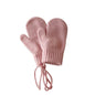 Kids Wool Winter Mittens Candy-Colored Knitted Gloves for 1-4 Years (14.5 x 9 cm / 5.7 x 3.5 in)