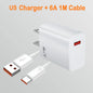 67W USB GaN Fast Charger - High-Speed Portable Wall Adapter with USB-C & USB-A Quick Charge for Smartphones