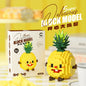 Fun Micro Particle Building Blocks Happy Eat and Play Series Vibrant Avocado Pineapple Children's Educational Assembling Toys