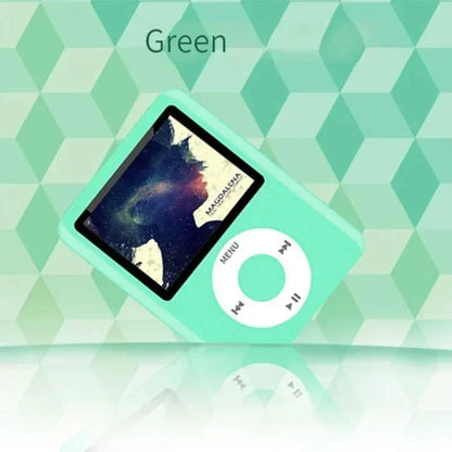 Kawaii Cartoon Mini MP3 Player — Portable Anime Walkman, USB Rechargeable with External Speaker