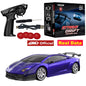 4WD RC Drift Racing Car - 1/43 Mini High-Speed Electric Car with Gyroscope, Realistic Lights, Remote Control Toy for Kids & Adults