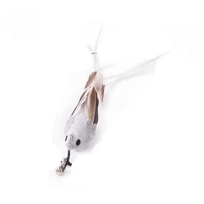 Interactive Feather Cat Toy – Feather Teaser for Cat Play & Exercise