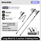 Ultralight Carbon Fiber 5-Section Folding Trekking Poles, Collapsible Quick-Lock Hiking Poles Adjustable 103–120 cm (40.6–47.2 in) or 115–135 cm (45.3–53.2 in)