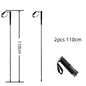 Ultralight Carbon Fiber Trekking Poles 5-Section Folding Anti-Shock Hiking and Walking Sticks 110/120/130 cm (43/47/51 in)