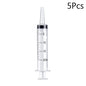 20ml Reusable Plastic Measuring Syringe Pack (5/10/20/30) - Hydroponics Nutrient, Oil Pump & Pet Medicine Feeder