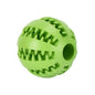 Interactive Rubber Chew Ball for Dogs & Cats — Treat Dispenser & Tooth-Cleaning Puppy Toy (5 cm / 2 in & 7 cm / 2.8 in)