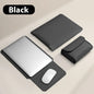 Waterproof PU Laptop Sleeve 11–16 Inch with Convertible Mouse Pad