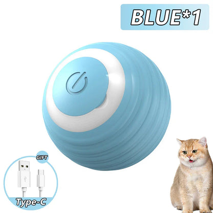 Smart Interactive Cat Ball – Automatic Rolling Electronic Toy for Indoor Cats (1.65 in / 42 mm)