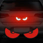 2pcs Car Demon Eye Reflective Stickers Motorcycle Improve Vehicle Visibility At Night And Driving Safety
