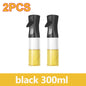 Oil Spray Bottle & Oil Brush — Nebulizing Kitchen Mister, 200/300/500 ml (6.8/10.1/16.9 fl oz) for Cooking, BBQ & Baking