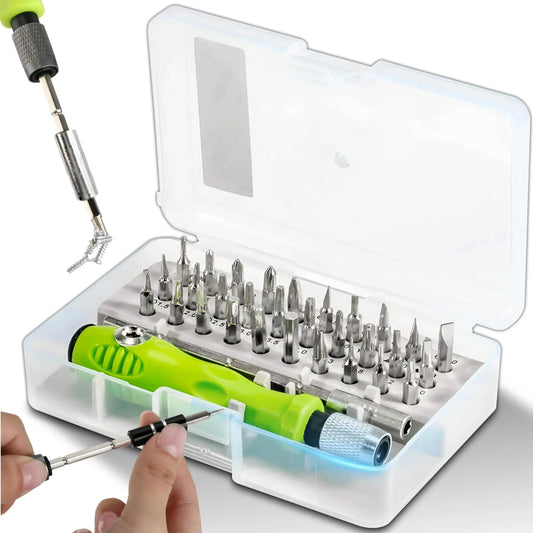 32-in-1 Mini Precision Magnetic Screwdriver Set – Repair Kit for Phones, Watches, Glasses & Electronics