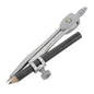 Precision Metal Drafting Compass with Pencil & Case – Geometry Drawing Tool for Students & Artists