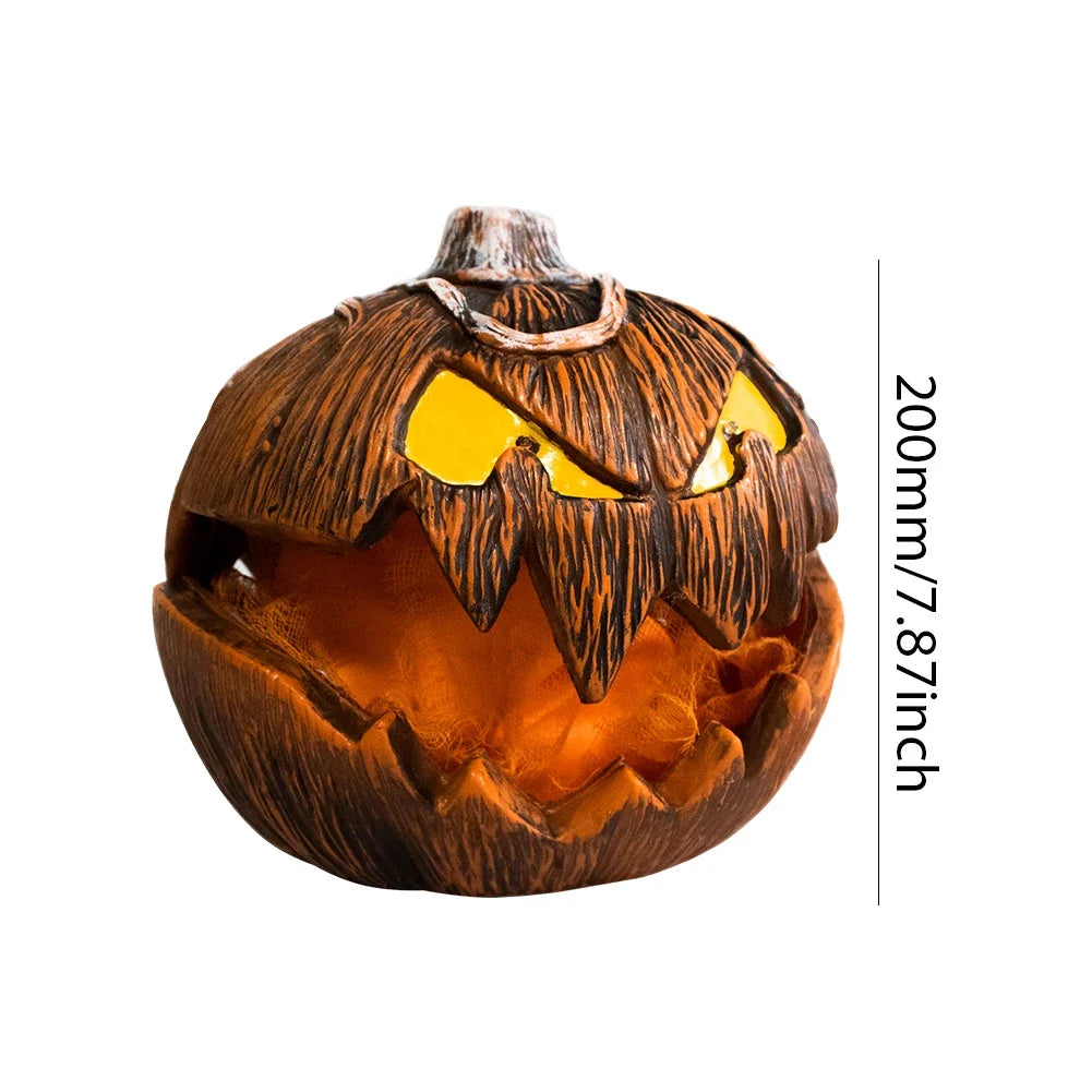 Noise-Activated Halloween Pumpkin Light and Sound Decoration