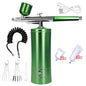 Portable Airbrush Nail Kit with Compressor - For Nails, Cake, and Crafts