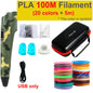 3D Printing Pen for Kids with Travel Case — PLA 1.75mm Filament, LED Display, Adjustable Temp & Speed, DIY Drawing Gift