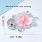 Cute Luminous Glitter Turtle Statue Charms for DIY Keychains Living Room Decor, Indoor & Outdoor Use