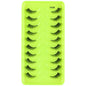 New Half Eyelashes 3D Cat Eye Lashes Clear Stem False Lashes