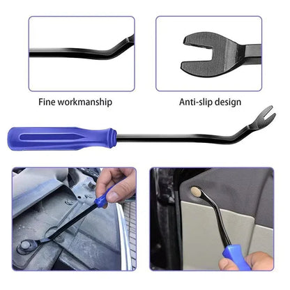 5-Piece Car Panel Trim Removal Tool Kit – Plastic Pry Tools & Claw Nail Remover for Interior Trim, Molding, Dashboard