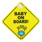 Baby On Board BABY IN CAR PVC Stickers Safety Reflective Tuning Cartoon Window Decals Automobiles Personalized Ornaments