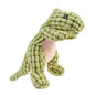Plush Dinosaur Chew Toy for Dogs & Cats - Interactive Fleece Plush for Small Dogs