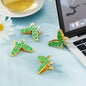 4PCS Metal Butterfly Binder Clips Bill Binder Clip Foldback Notes Letter File Paper Clip Binding Securing Clip Office Stationery