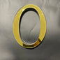 Gold Mirror 3D Letter Wall Stickers – Acrylic Peel & Stick Decor