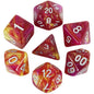 7-Piece Galaxy Polyhedral Dice Set for DnD & RPGs – Colorful Universe Effect (D4-D20)