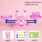 Frog Balance Math Toy for Kids, Addition & Subtraction Learning Scale, Early Education STEM Counting Game