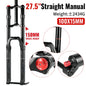 Double Crown Air Suspension Fork 150mm (5.9in) Travel for 27.5/29-inch MTB & E-Bike — Double-Shoulder, Air and Oil Damping