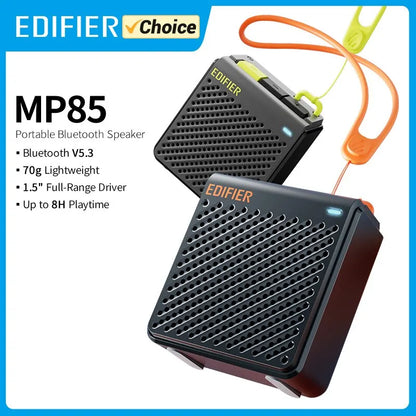 Mini Waterproof Bluetooth Speaker — 70 g (2.5 oz), 8H Playtime, Bluetooth 5.3 for Camping & Hiking