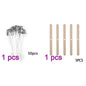 Pre-Waxed Pure Cotton Candle Wicks — 50/100 Pack, Smokeless DIY Candle Wicks, Multiple Lengths 2.6–20 cm (1.0–7.9 in)