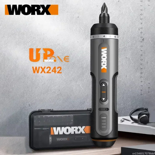 4V Mini Cordless Electric Screwdriver Set - USB Rechargeable Portable 30-Bit Kit for Home DIY