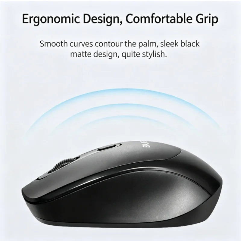 BAJEAL W100 Wireless Keyboard And Mouse Set for Laptops And Desktop Computers Energy-Saving Portable Design