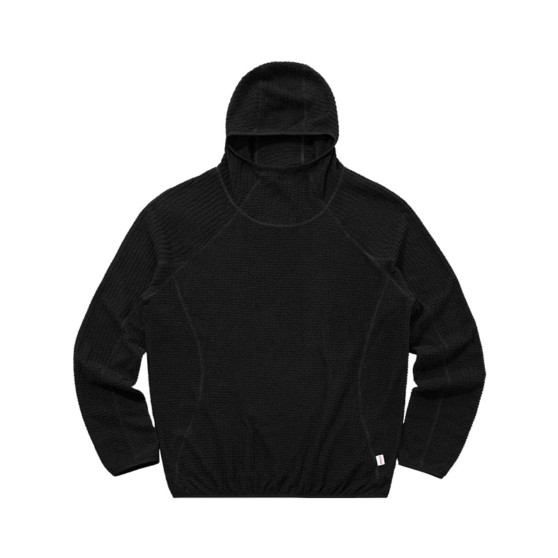 Lightweight Thermal Hooded Sweatshirt – Thickened Warm Unisex Hoodie for Autumn & Winter, Solid Colors