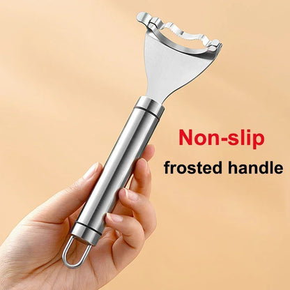 Stainless Steel Corn Peeler Stripper Serrated Cob Shaver Kitchen Gadget (1 or 2-Pack)