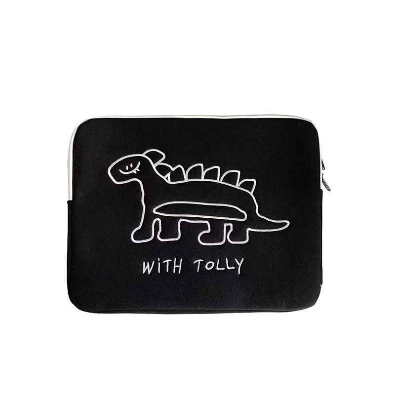 Cute Animal Print Laptop Sleeve 13–16 Inch — Shockproof Zipper Pouch