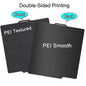 257x257mm (10.12x10.12in) Magnetic Smooth PEI Build Plate — PEO/PET Finishes — Fits X1, X1-Carbon, P1P, P1S, X1E, A1 3D Printers