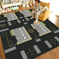 VIAKAMA Cartoon Carpet Kindergarten Early Childhood Education Children's Room Traffic Car Park Track Baby Play House Game Mats