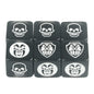 6-Pack 16mm D6 Game Dice - Transparent, Opaque & Marble Colors for Board Games & Tabletop RPGs