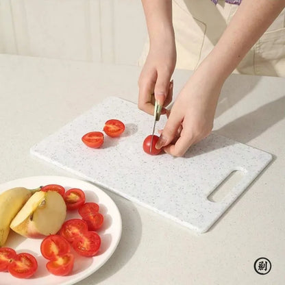 Marble Texture PP Antibacterial Cutting Board – Dishwasher Safe Vegetable Chopping Board