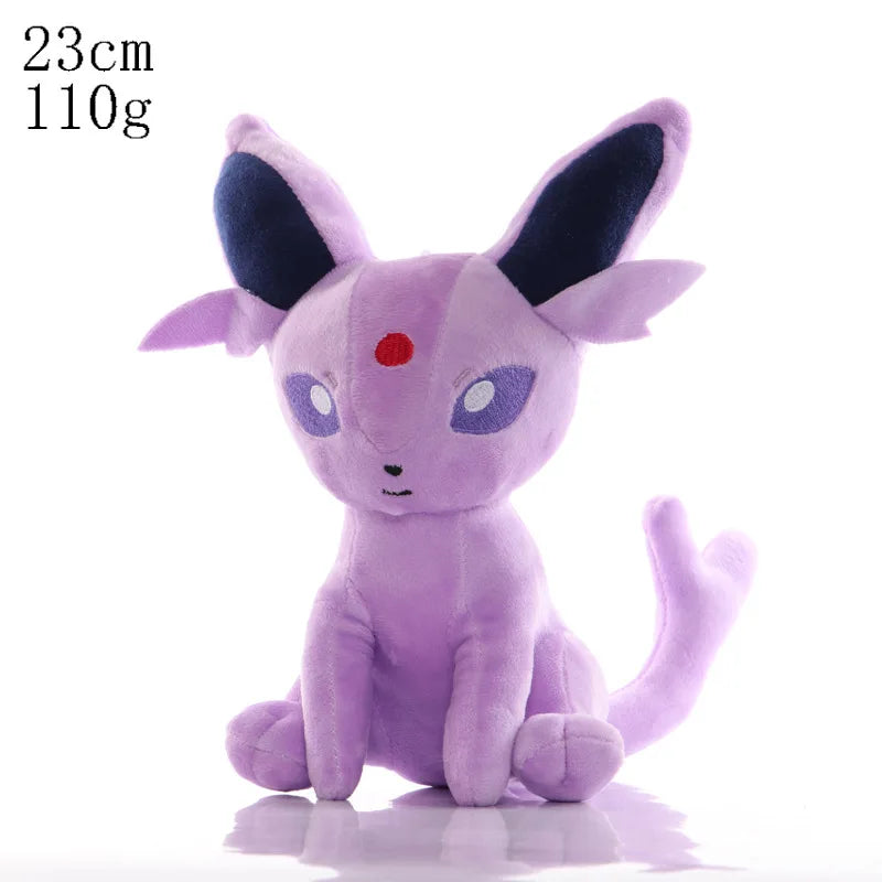 Pikachu & Friends 8 in (20 cm) Plush Stuffed Animal — Pikachu Charmander Squirtle Bulbasaur Eevee Scorbunny Gengar Snorlax Christmas Gift