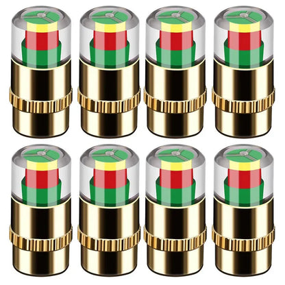 Tire Pressure Indicator Valve Caps for Car Motorcycle Bicycle (1/4/8 Pack)