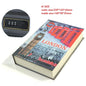 Hidden Book Safe with Key Lock — Metal Book-Shaped Home Safe (8.66 x 5.98 x 1.77 in / 220 x 152 x 45 mm)