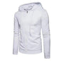 Men’s Autumn Zipper Hoodie – Slim Fit Long Sleeve Casual Sweatshirt Jacket