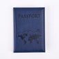 Colorful PU Passport Holder - Travel Passport Cover with ID & Card Slots